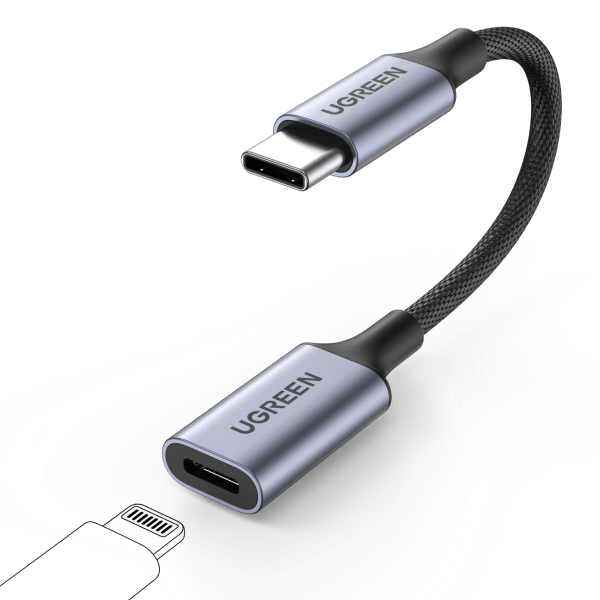 mousebows USB C to Lightning Audio Adapter