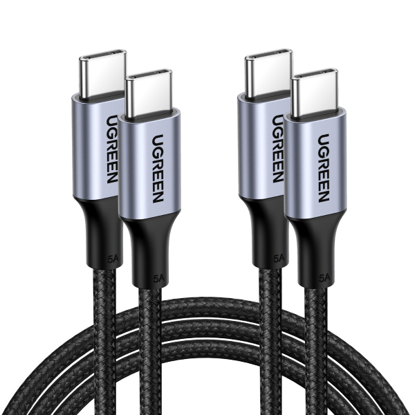 mousebows USB C to USB C 100W Fast Cable 2 Pack