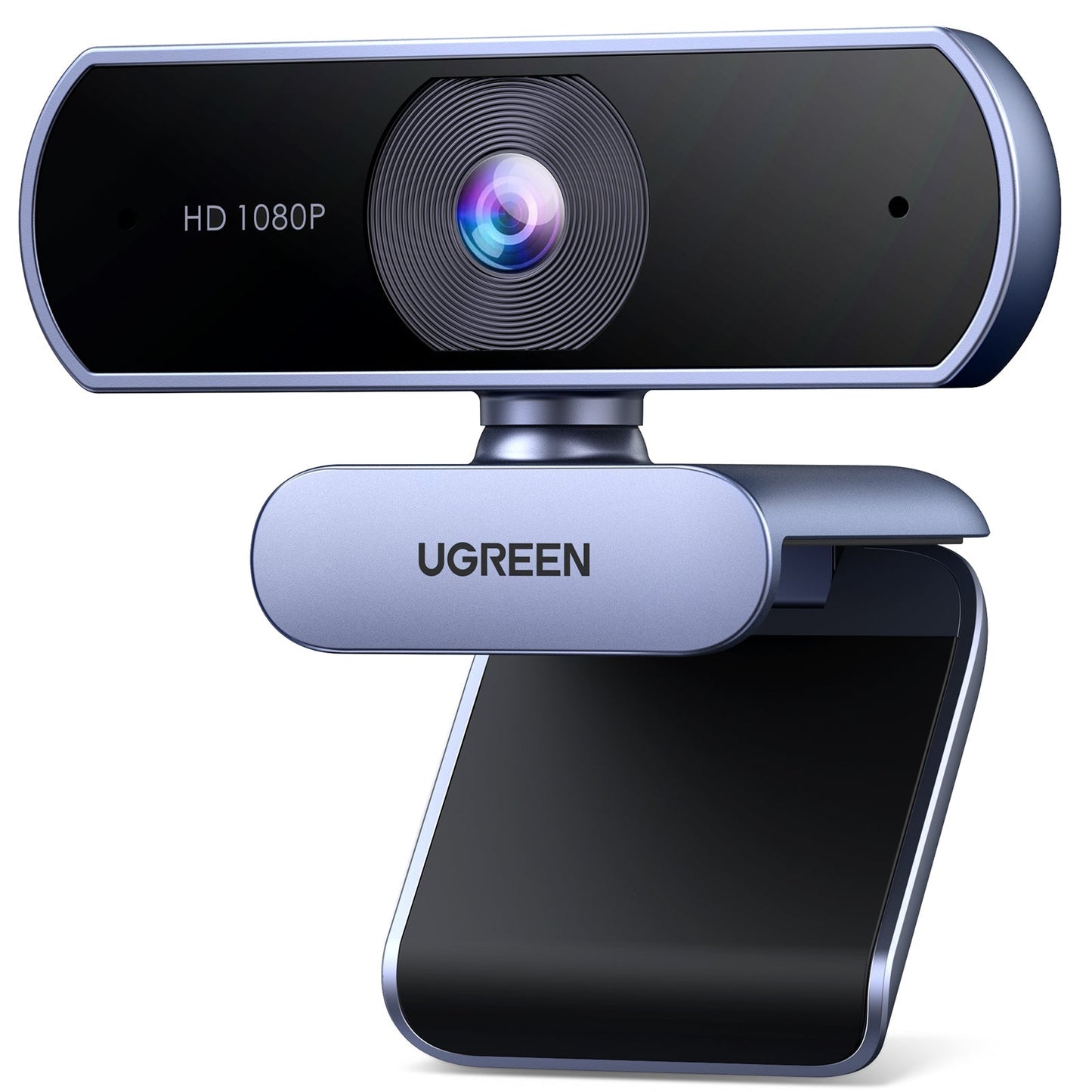 mousebows Webcam, 1080P@30FPS Web Camera with 2 Noise Canceling Microphones, Plug and Play, Auto Light Correction, 85° View USB Video Webcam