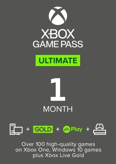Xbox Game Pass Ultimate Subscription 1 month membership (GLOBAL)