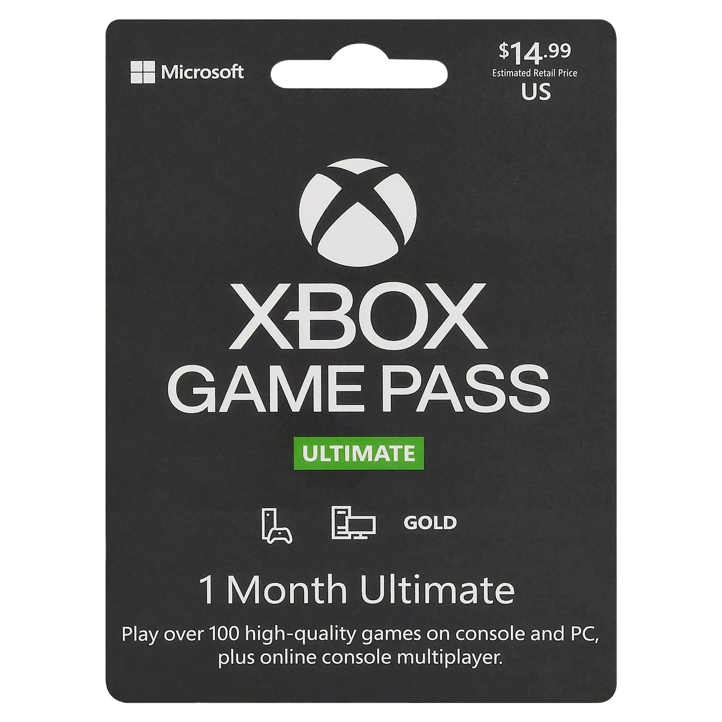 Xbox Game Pass Ultimate Subscription 1 month membership (GLOBAL)