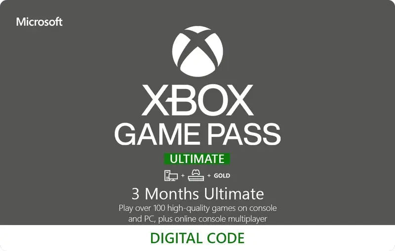 Xbox Gamepass Ultimate 3 month (Stackable)